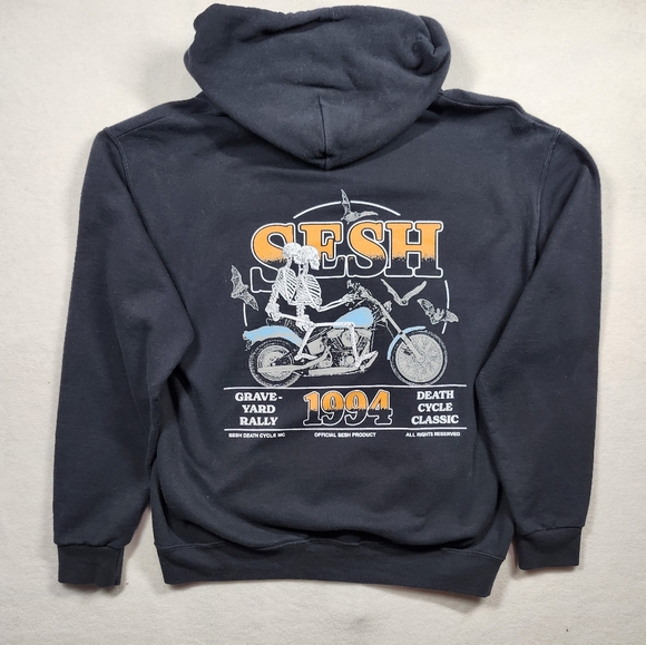 SOLD - Teamsesh Graveyard Rally Hoodie Large - Picture 6 of 14
